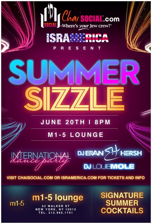 The BIGGEST Summer Kick-off Event in NYC! Summer Sizzle - This Thursday @ 8PM! @ M1-5 Lounge | New York | New York | United States